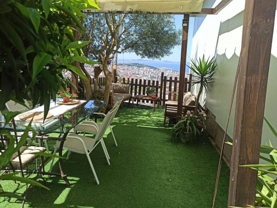 Acogedora Casa Con Vistas Panoramicas De Vigo Villa Ngoại thất bức ảnh